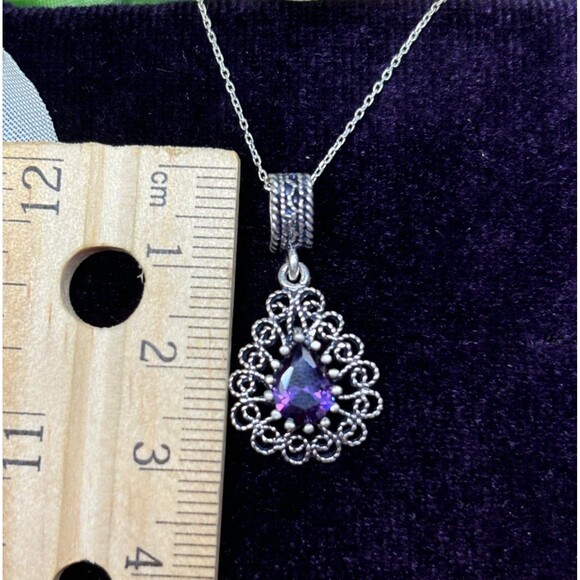 925 Sterling Silver Turkish Filigree Wedding Jewelry Set for Women, HandmadeGift - Picture 3 of 8